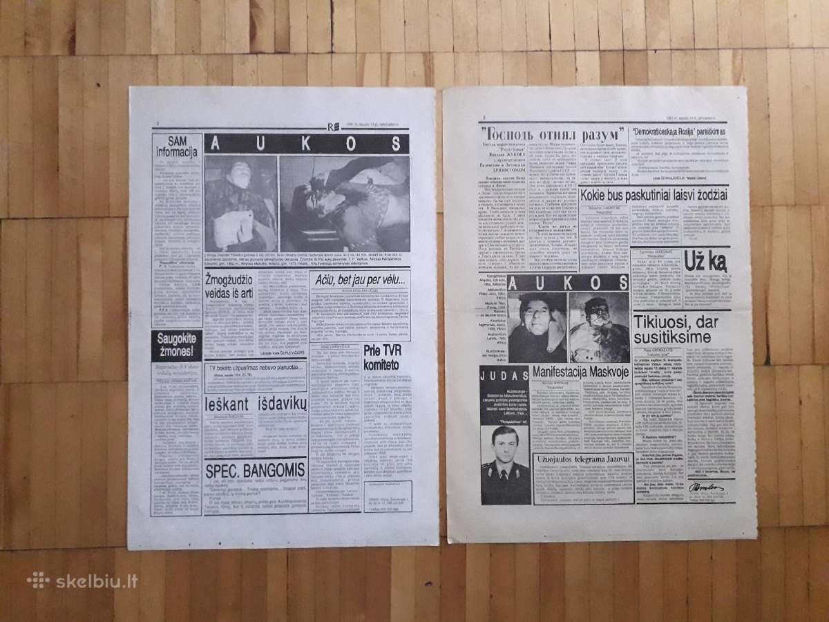 1989-91 metų laikraščiai su svarbiausiais įvykiais - nuotraukos Nr. 2