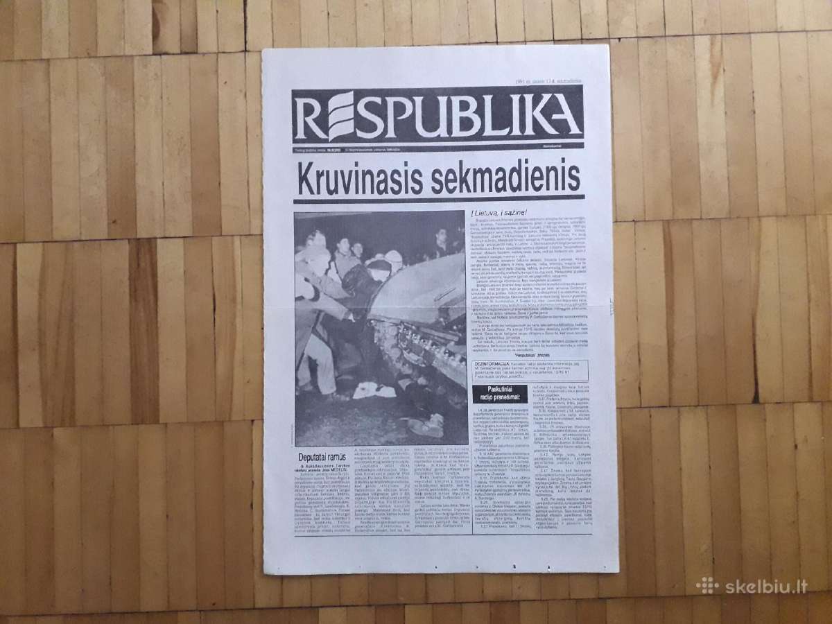 1989-91 metų laikraščiai su svarbiausiais įvykiais - nuotraukos Nr. 3