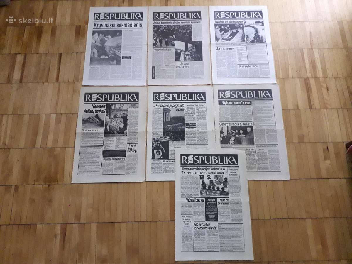 1989-91 metų laikraščiai su svarbiausiais įvykiais - nuotraukos Nr. 5