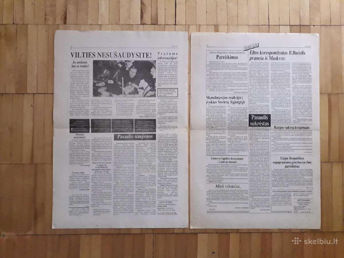 1989-91 metų laikraščiai su svarbiausiais įvykiais - nuotraukos Nr. 7