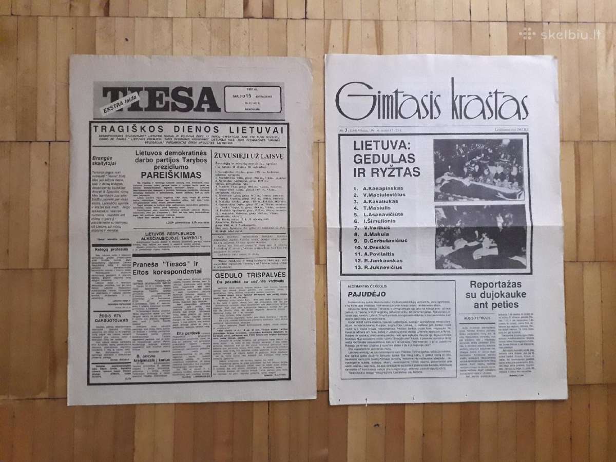 1989-91 metų laikraščiai su svarbiausiais įvykiais - nuotraukos Nr. 8