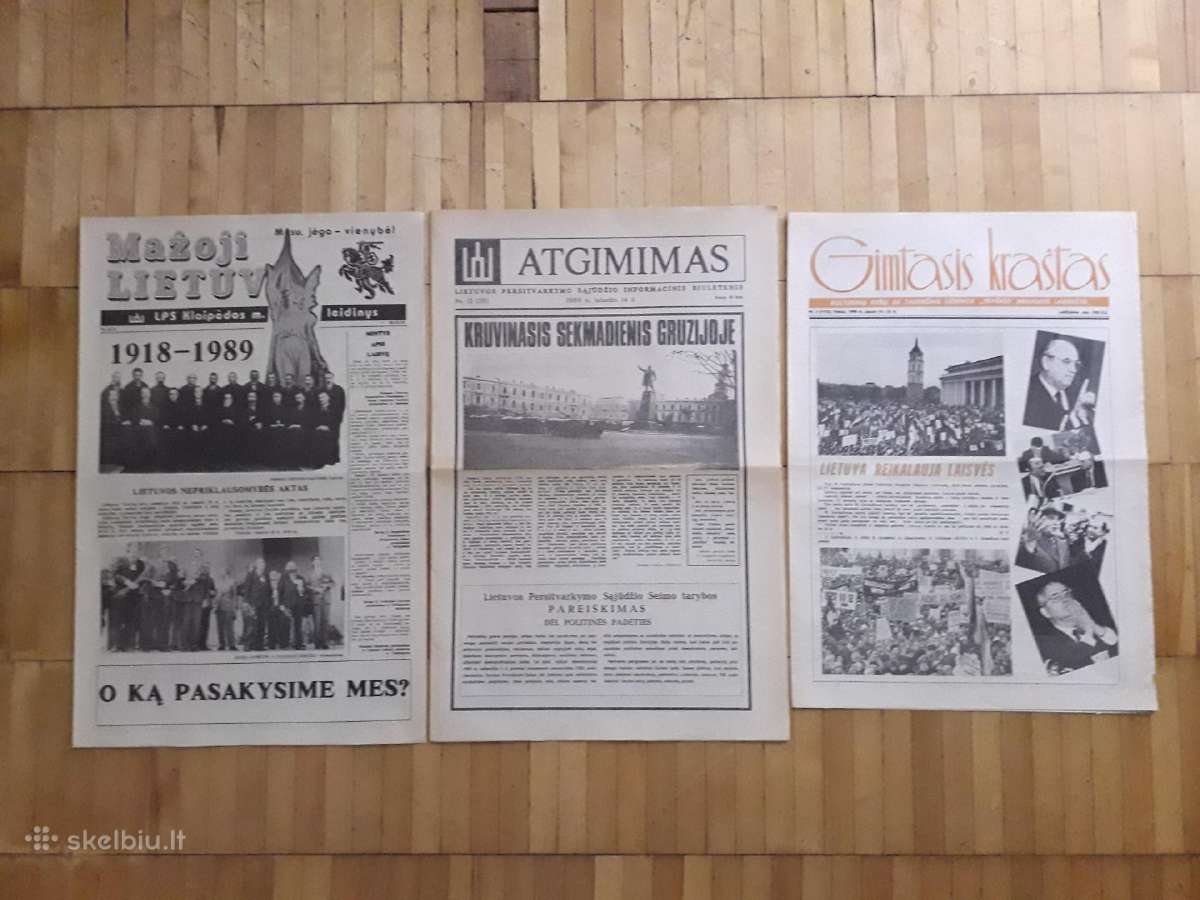 1989-91 metų laikraščiai su svarbiausiais įvykiais - nuotraukos Nr. 10