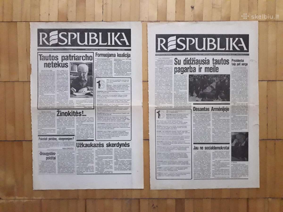 1989-91 metų laikraščiai su svarbiausiais įvykiais - nuotraukos Nr. 14