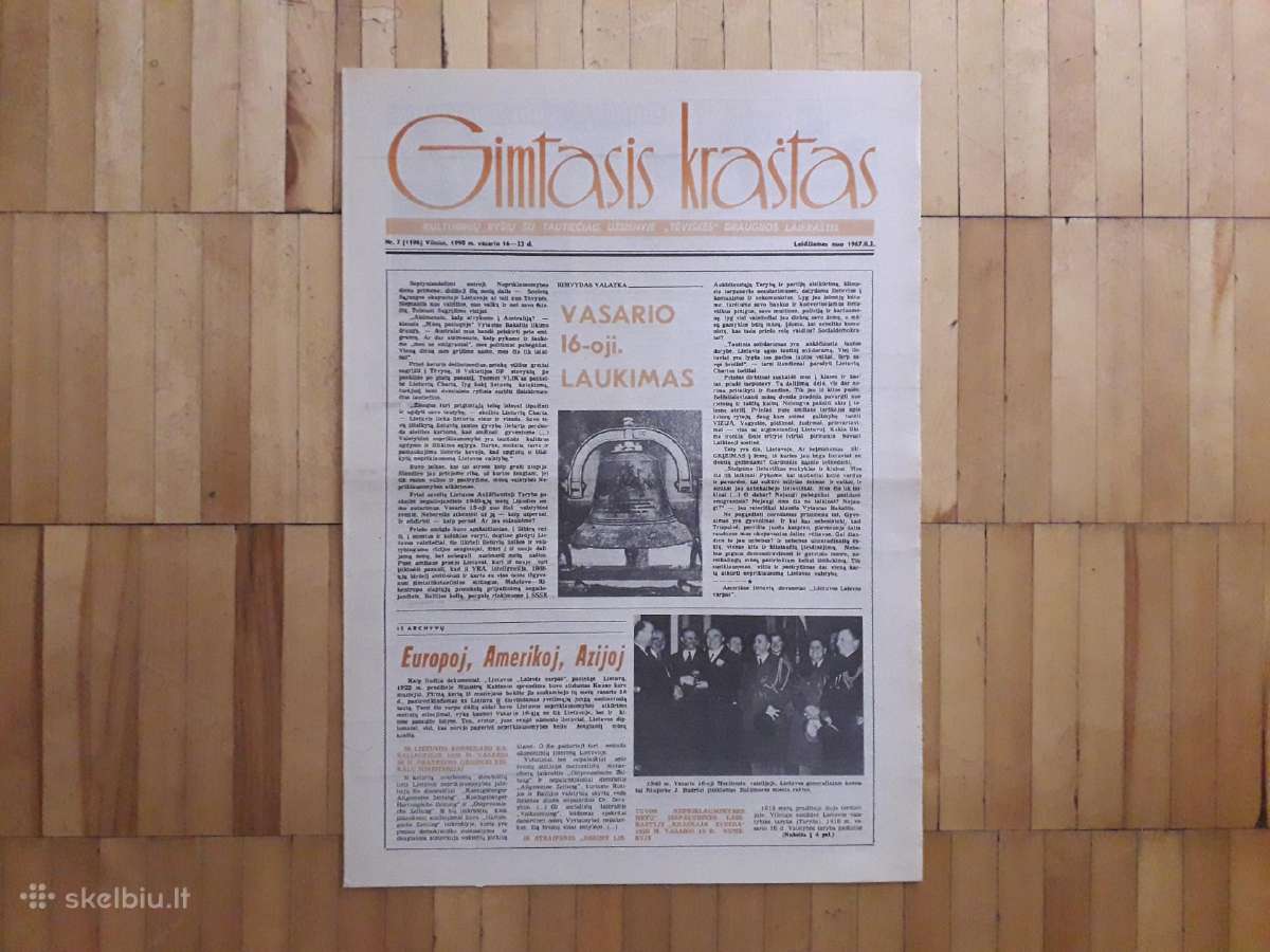 1989-91 metų laikraščiai su svarbiausiais įvykiais - nuotraukos Nr. 19