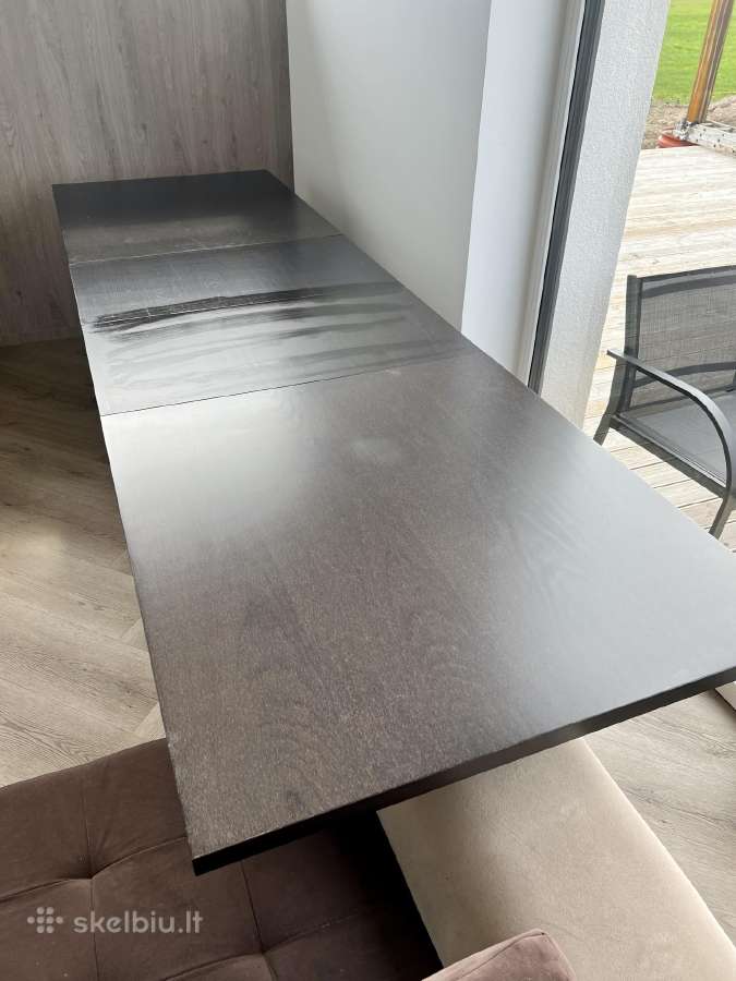 Valgomojo stalas 0.9m x 2m (0.9m x 3m) - nuotraukos Nr. 2