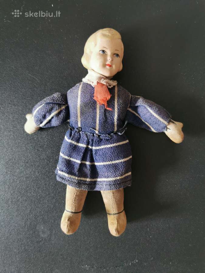 Antikvarinė vatinė lėlytė - nuotraukos Nr. 4