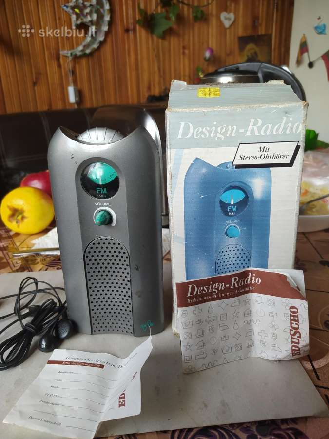 Eduscho Premier E2502 dizainerio Fm Radijas - nuotraukos Nr. 3