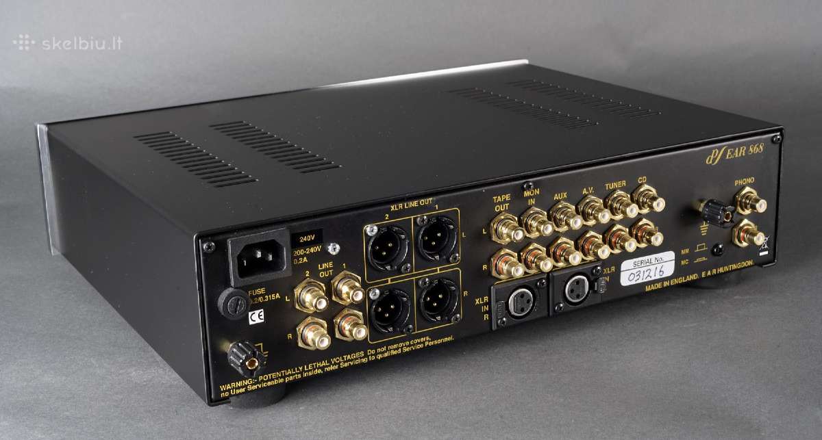 Ear Yoshino 868l Preamp Xlr tube stiprintuvas - nuotraukos Nr. 2