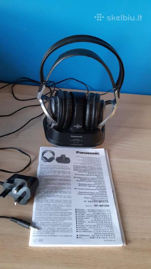 Labai mažai naudotos belaidės ausinės Panasonic