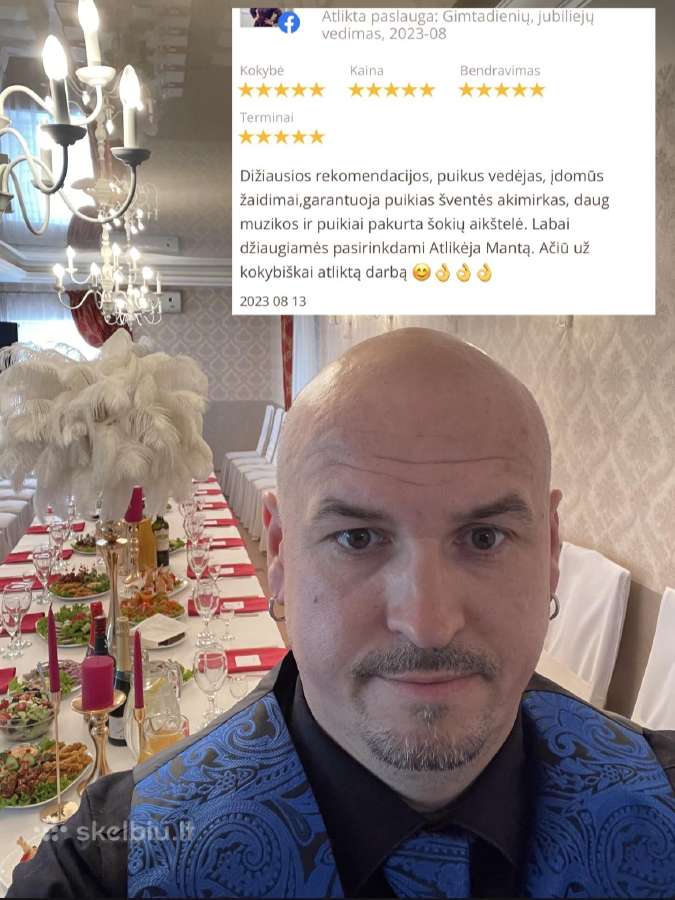 Vedėjas ir Dj viename, su aparatūra - kaina 600€. - nuotraukos Nr. 23