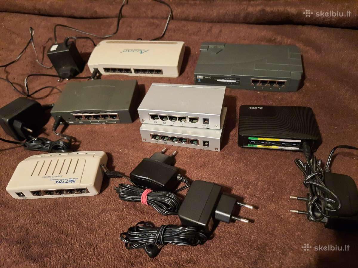Komutatorių(switch) daug įvairių nuo 5 iki 16 išėj - nuotraukos Nr. 2