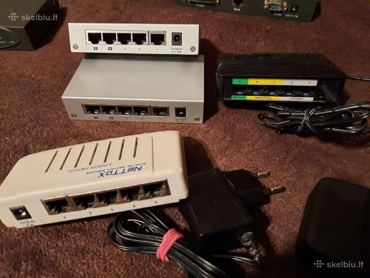 Komutatorių(switch) daug įvairių nuo 5 iki 16 išėj - nuotraukos Nr. 4