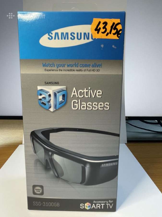 Visiškai nauji Samsung Ssg3100gb 3D akiniai. Skelbiu.lt