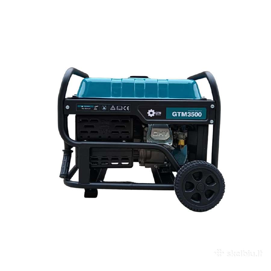 Vokiškas Benzininis elektros generatorius 3.8kw - nuotraukos Nr. 2