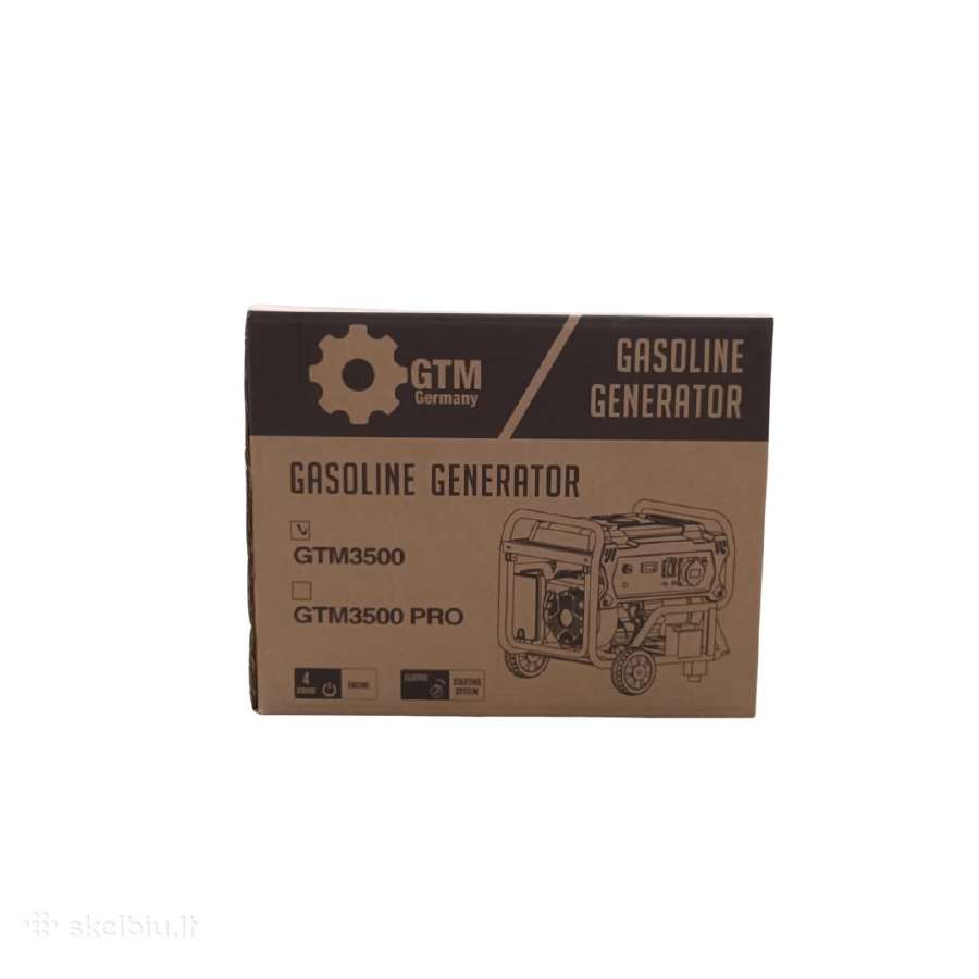 Vokiškas Benzininis elektros generatorius 3.8kw - nuotraukos Nr. 8