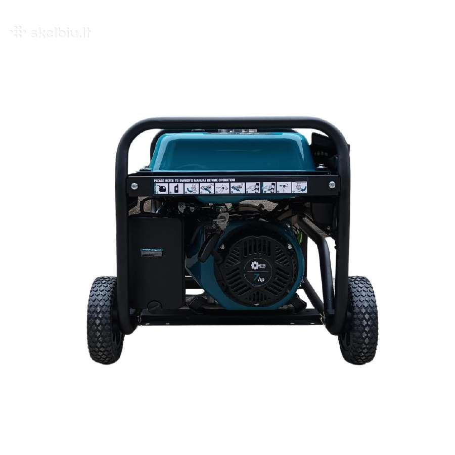 Vokiškas benzininis generatorius 3,8 kw Trifazis - nuotraukos Nr. 5