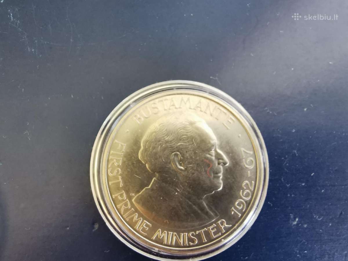 Jamaika 1969m 1 dollar Bustamante Cu-ni 7eu