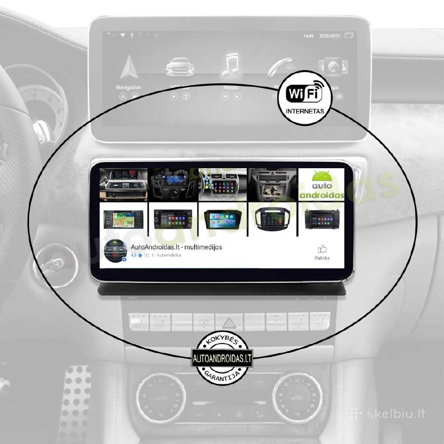 Mercedes 2010-18 Cls W218 Android multimedia WiFi - nuotraukos Nr. 3
