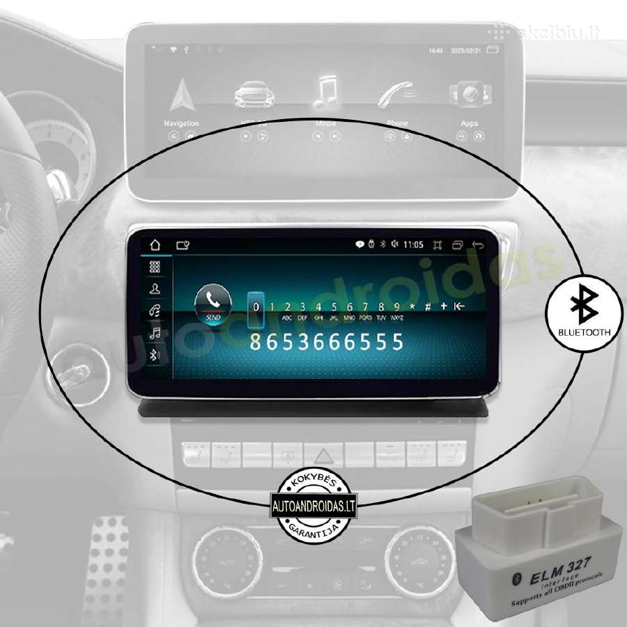 Mercedes 2010-18 Cls W218 Android multimedia WiFi - nuotraukos Nr. 4