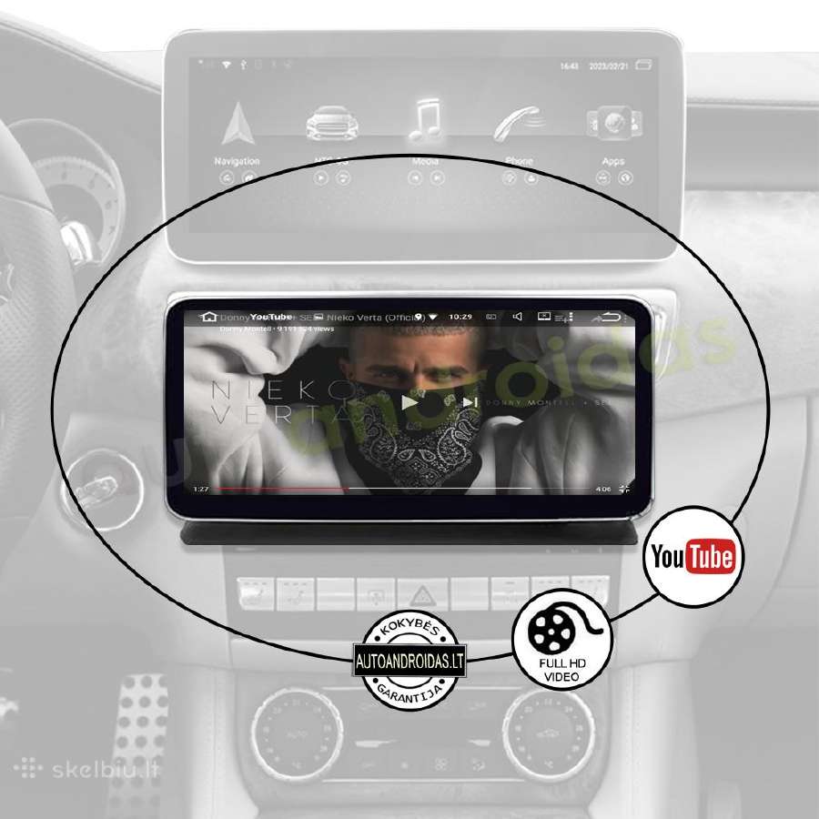 Mercedes 2010-18 Cls W218 Android multimedia WiFi - nuotraukos Nr. 8