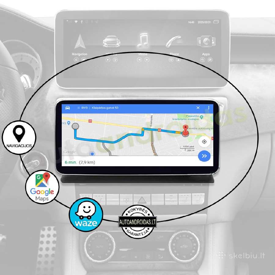 Mercedes 2010-18 Cls W218 Android multimedia WiFi - nuotraukos Nr. 10