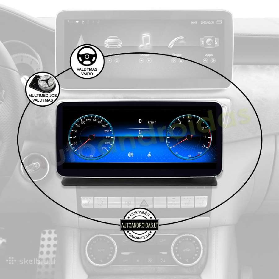 Mercedes 2010-18 Cls W218 Android multimedia WiFi - nuotraukos Nr. 11