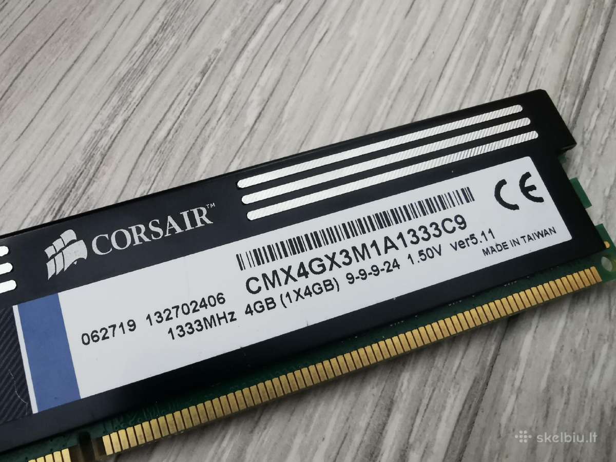 Corsair Ddr3 4gb - nuotraukos Nr. 3