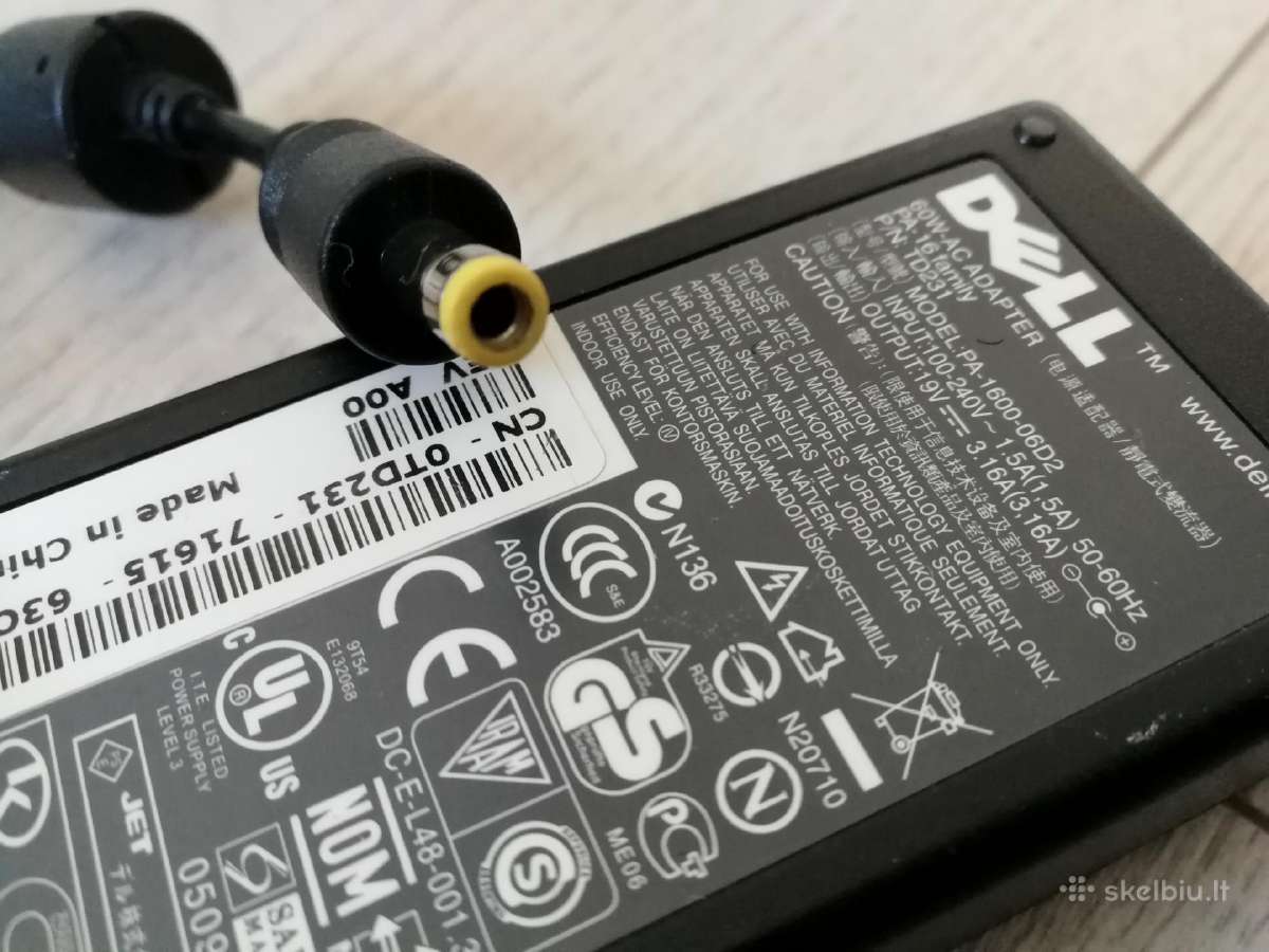 Dell Td231 60w pakrovėjas - nuotraukos Nr. 3