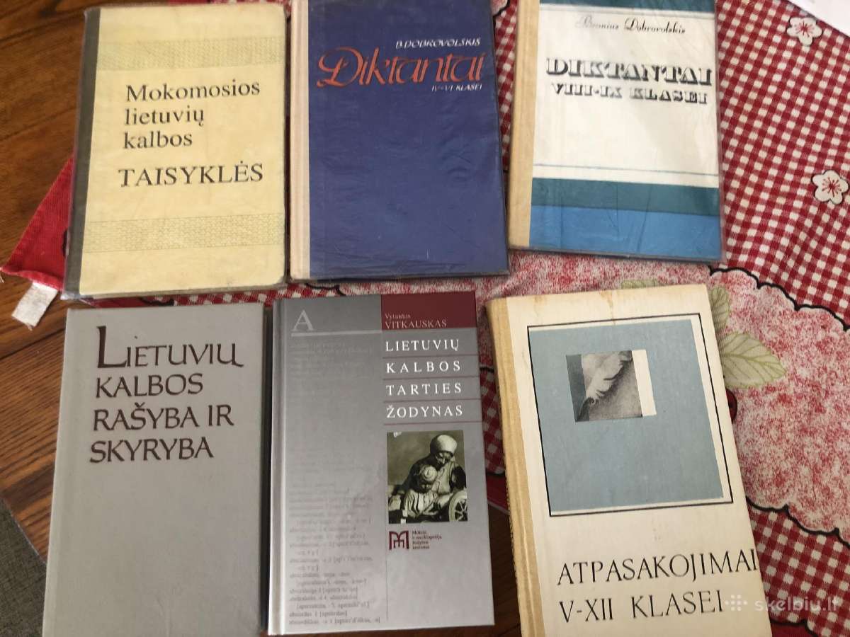 Knygų rinkinys lietuvių kalbai mokytis