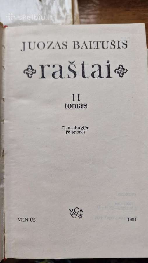 Įvairių lietuvių autorių raštai - nuotraukos Nr. 24