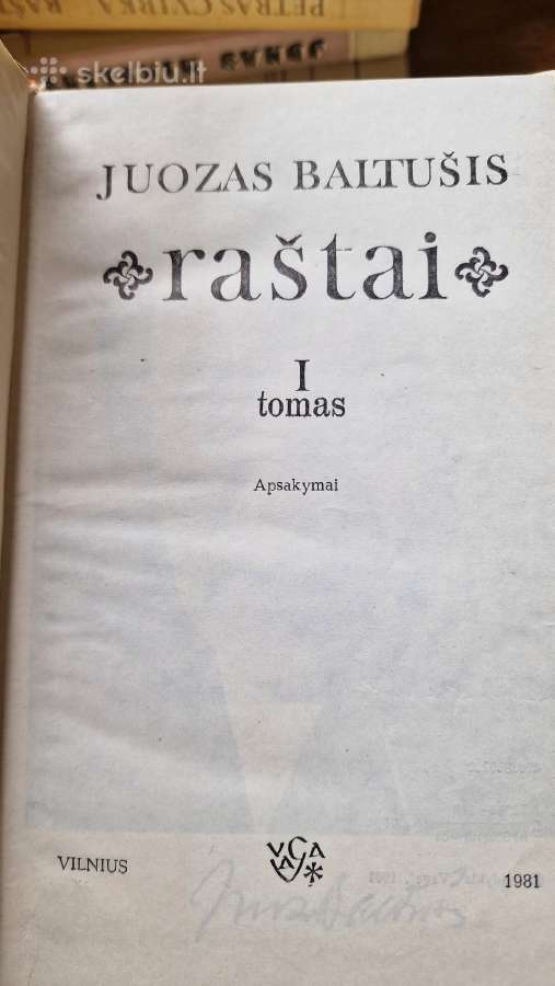 Įvairių lietuvių autorių raštai - nuotraukos Nr. 29