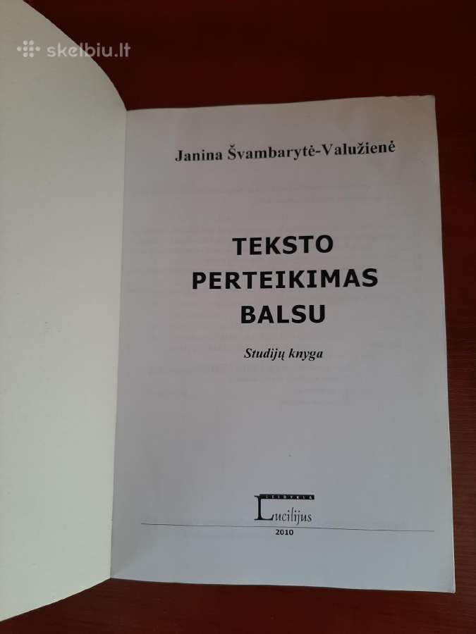 Teksto perteikimas balsu - nuotraukos Nr. 2
