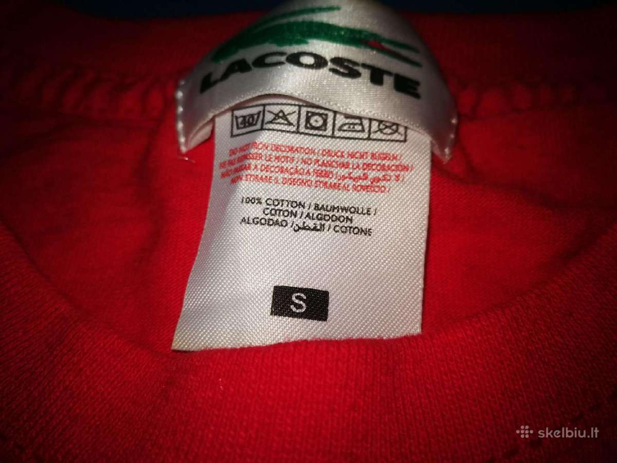 Lacoste marškinėliai M - nuotraukos Nr. 2