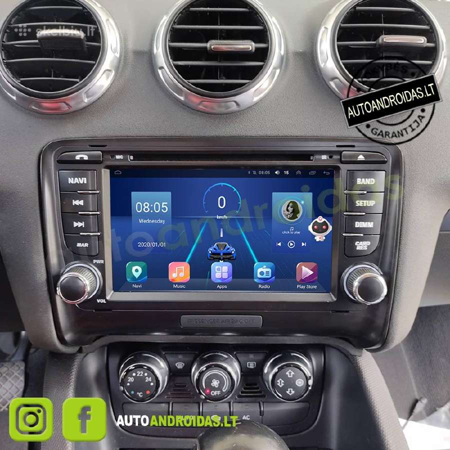 Audi TT (Mk2) 2008-14 Android multimedia GPS/WiFi