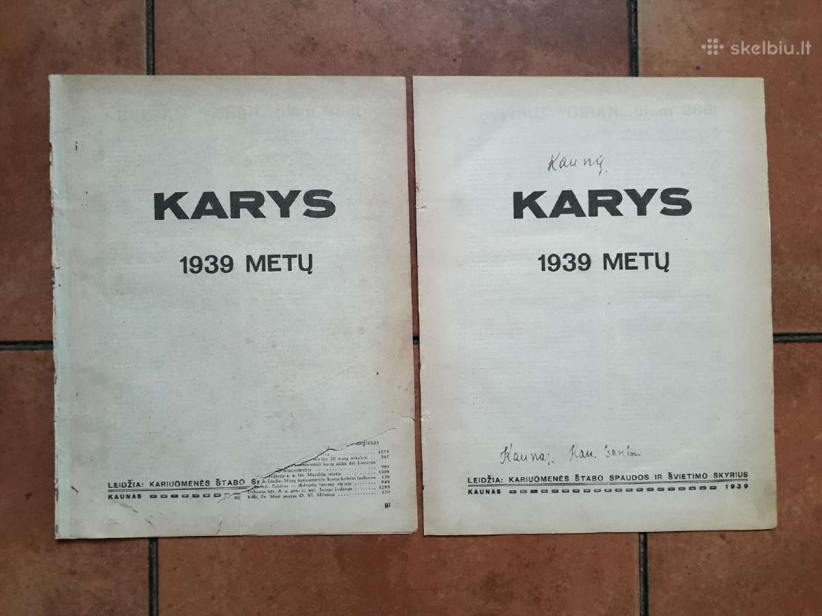 Žurnalai "Karys" 1939 metai. - nuotraukos Nr. 2