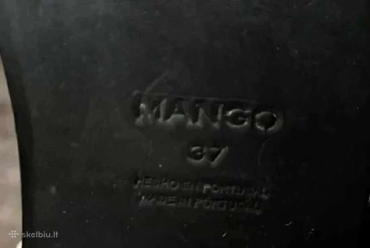 Natūralios odos Mango auliniai batai, aulinukai - nuotraukos Nr. 4