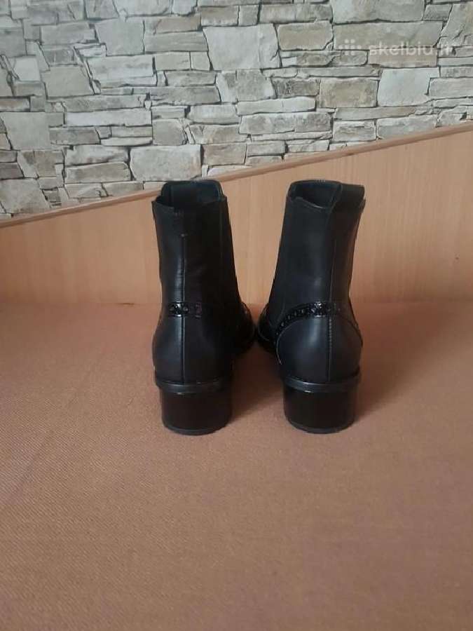 Natūralios odos Massimo Dutti auliniai batai 37d - nuotraukos Nr. 2