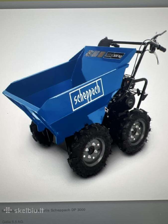 Dumper 4x4 6.5 Ag 300kg Scheppach Dp 3000