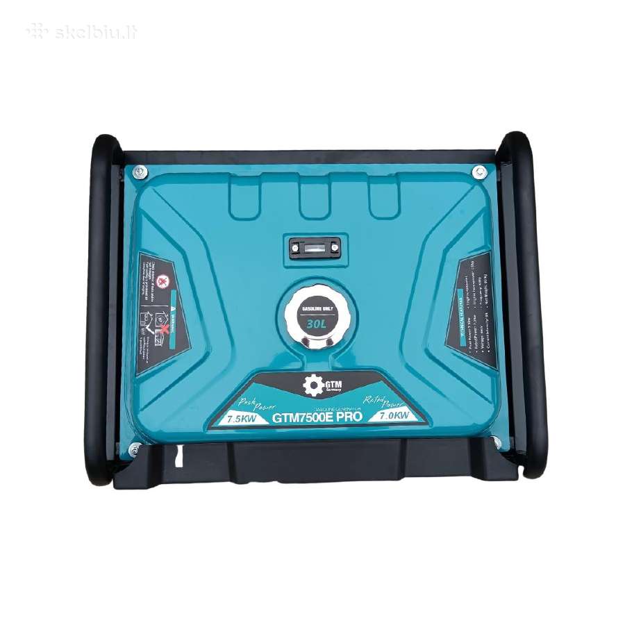 Benzininis generatorius Gtm 7,5kw Vokiškas - nuotraukos Nr. 7