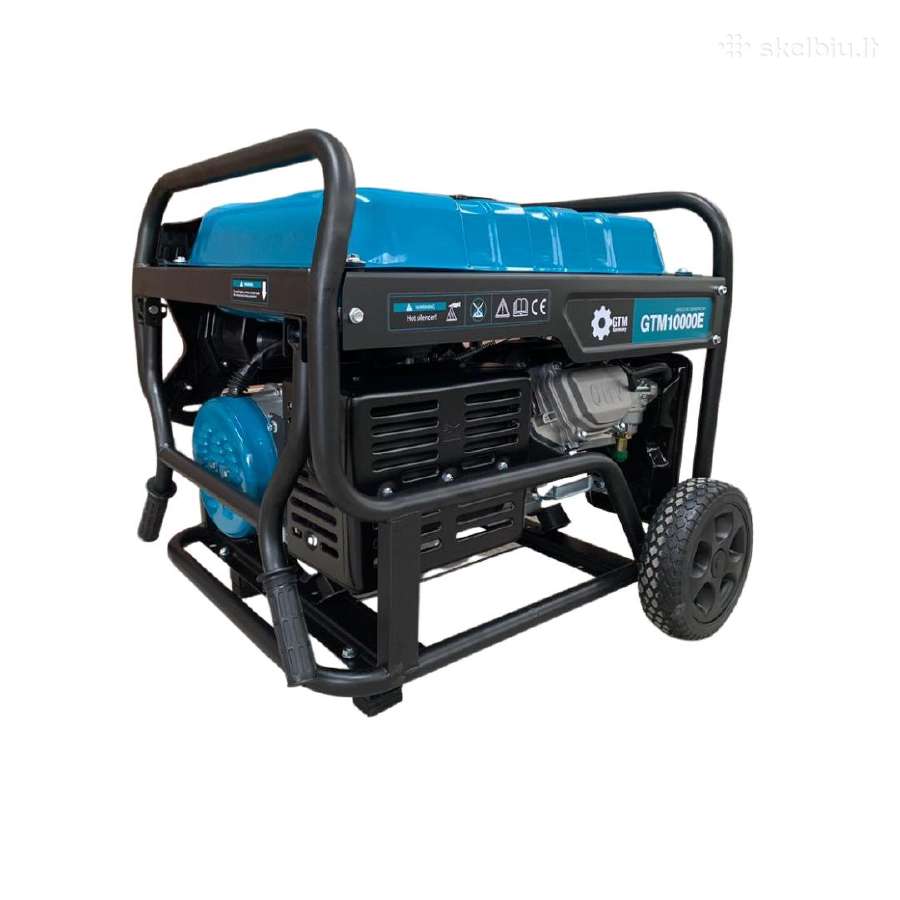 Benzininis generatorius Gtm 9,5kw Vienfazis German - nuotraukos Nr. 3