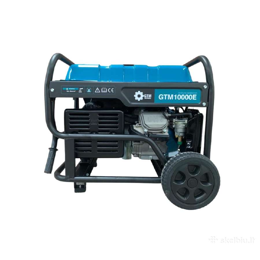 Benzininis generatorius Gtm 9,5kw Vienfazis German - nuotraukos Nr. 5