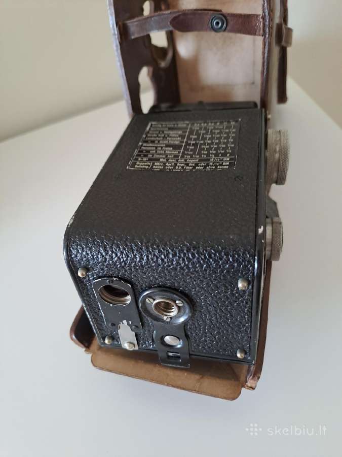 Juostinis fotoaparatas Rollei Rolleicord su Zeiss - nuotraukos Nr. 8