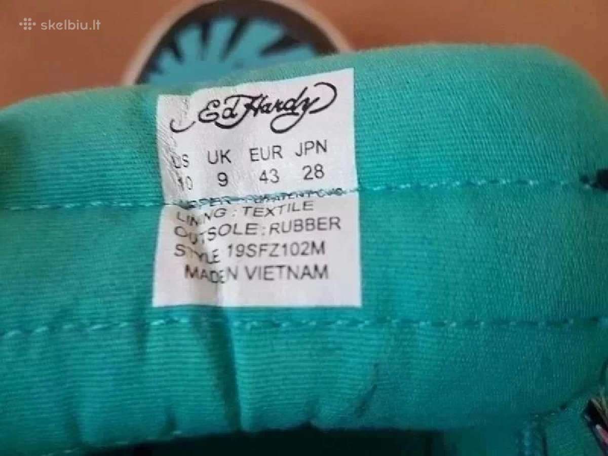 Ed Hardy išskirtiniai sportiniai batai, kedai 43 d - nuotraukos Nr. 7