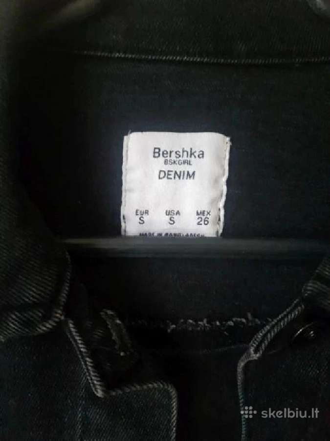 "Bershka" juodas džinsinis švarkas S/xs - nuotraukos Nr. 3