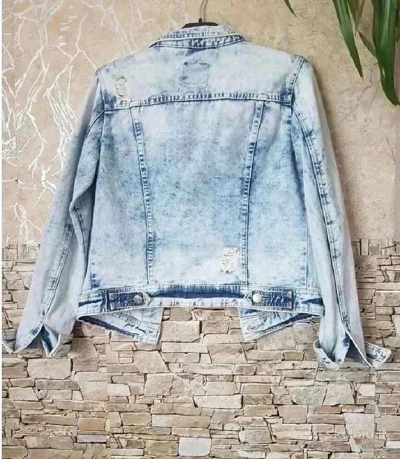 "Denim Co" šviesus garintas džinsinis švarkas S - nuotraukos Nr. 2
