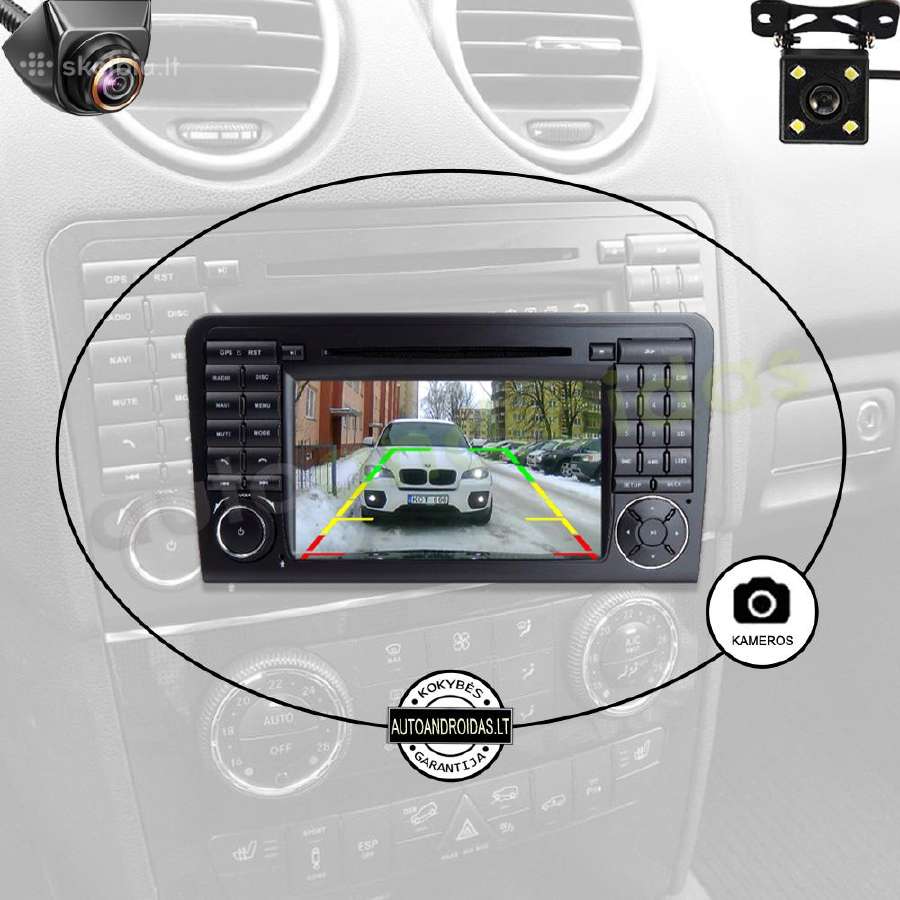 Mercedes Ml W164, Gl 2005-12 Android multimedia - nuotraukos Nr. 7