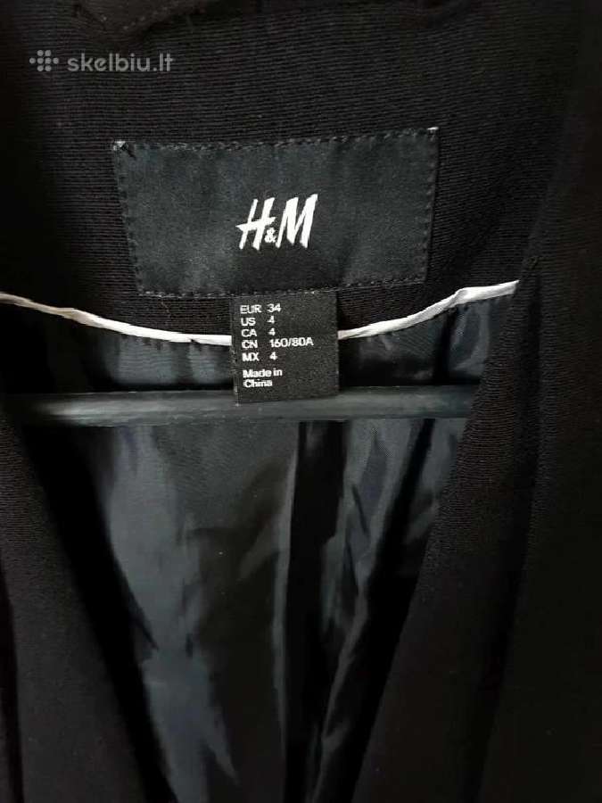 "h&m" Gražus Klasikinis Švarkas Xs - nuotraukos Nr. 5