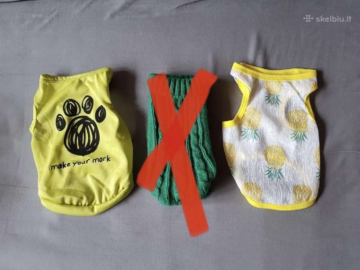 Rūbai mažam šuniukui 2 vnt už 2 eur
