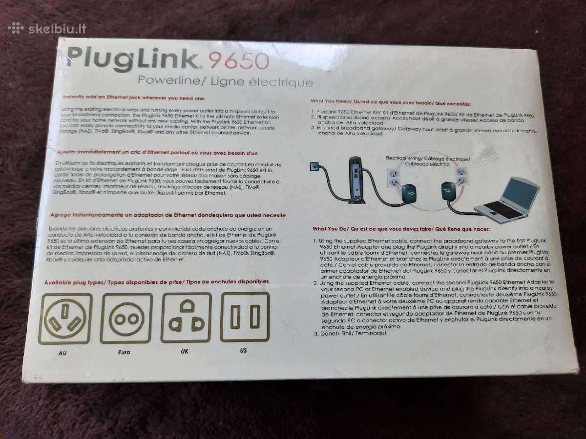 Asoka Pluglink 9650 belaidžio tinklo įranga - nuotraukos Nr. 2