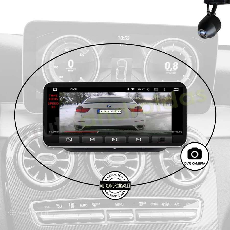Mercedes C W205 Glc X253 Android multimedia WiFi - nuotraukos Nr. 7